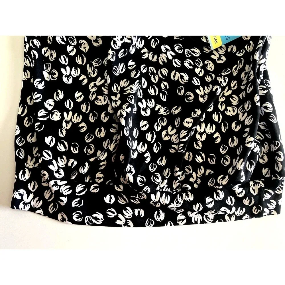 Swim Solutions & Separates Women’s Size 10 Swim Suit Top NWT New W/tags Black - Picture 6 of 16